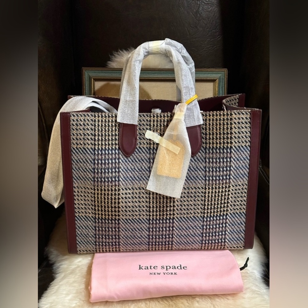 KATE SPADE NY TOTE BAG W/strap! NWT!!! And dustbag! THE FULL INCLUSION - Picture 13 of 13